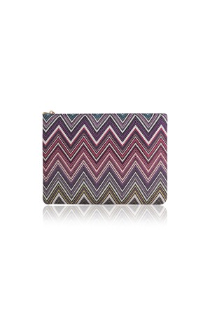 Zigzag Clutch Çanta VVN0000006401 - 3