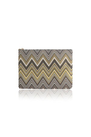 Zigzag Clutch Çanta VVN0000006402 - 4