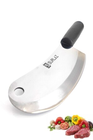 Zwiebelbeil Rüstungsmesser Hackmesser Salatmesser 17 cm GTR-2405 - 3